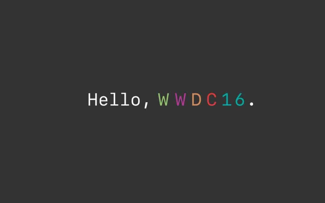 WWDC16 – 13.06.2016